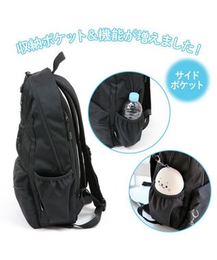 Mother garden しろたん チャーム付き リュック 黒