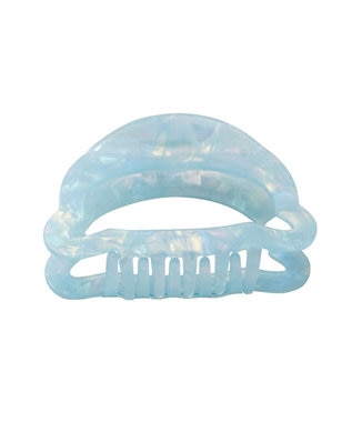 Mother garden しろたん シルエット バンスクリップ 《正面》 ライトブルー