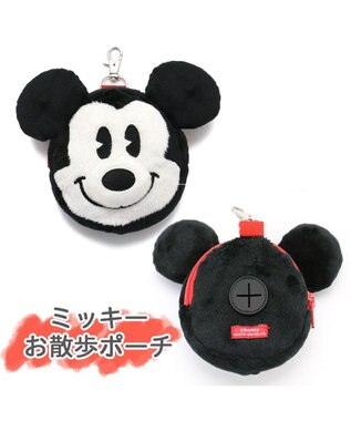 PET PARADISE ディズニー ミッキーマウス お散歩ポーチ 黒