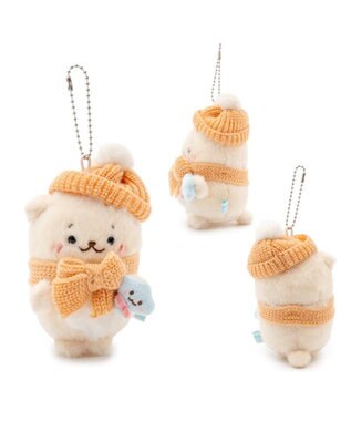 Mother garden しろたん ニットコーデ キーホルダー 《らっこいぬ》 単品 らっこいぬ