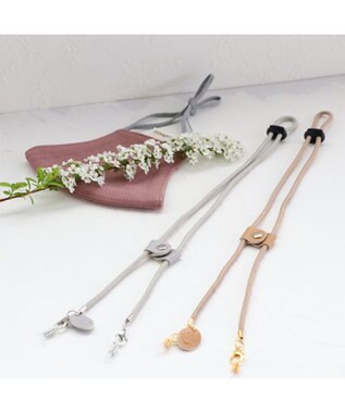 Mother garden 【Hinami】 マスクストラップ 2way シルバー/ゴールド   ネックストラップ メガネストラップ ゴールド