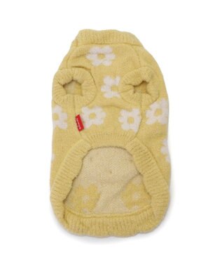 PET PARADISE ディズニー くまのプーさん 遠赤外線 お花ニット  小型犬 イエロー
