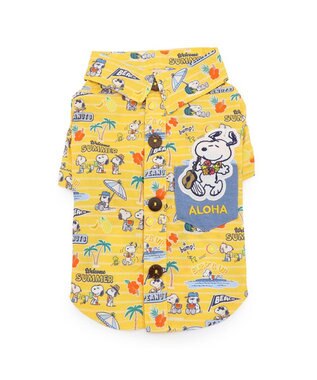 PET PARADISE スヌーピー サマー アロハシャツ 中型犬 大型犬 イエロー