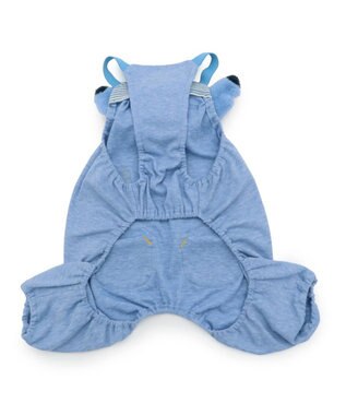 PET PARADISE ディズニー スティッチ 顔 ロンパース 《水色》小型犬 グレイッシュブルー