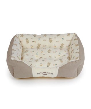 PET PARADISE ペットパラダイス くまちゃん キルトカドラー  Ｍ 57×45cm ブラウン