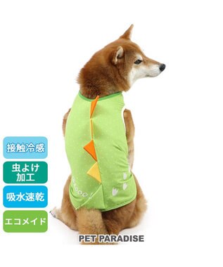 PET PARADISE ペットパラダイス エコメイド 天竺 恐竜 タンクトップ 中型犬 大型犬