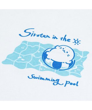 Mother garden しろたん 半袖 Ｔシャツ 《イン・ザ・プール》 ユニセックス ホワイト