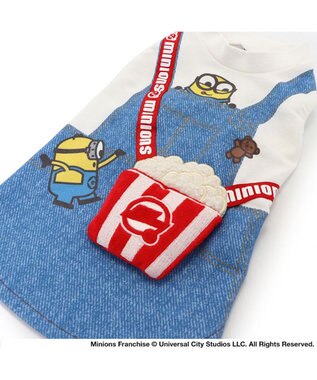 PET PARADISE ミニオン トレーナー  ポップコーン ポーチ風 小型犬 青