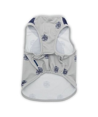 PET PARADISE J.PRESS エコメイド 総柄 タンクトップ 小型犬 グレー×ネイビー