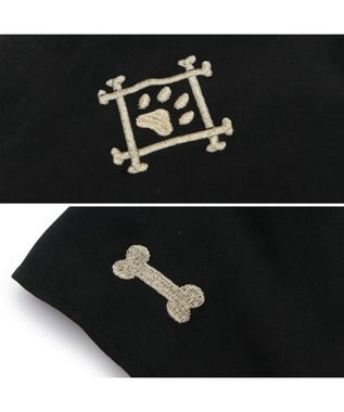 PET PARADISE ペットパラダイス 金糸紋付き袴 小型犬 黒