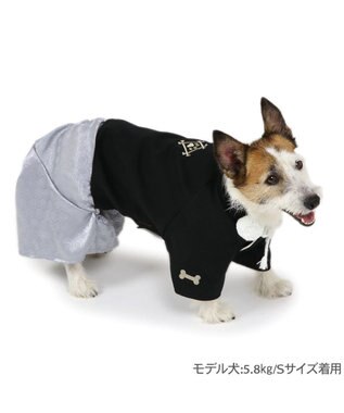 PET PARADISE ペットパラダイス 金糸紋付き袴 小型犬 黒