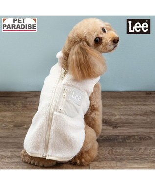 PET PARADISE Lee ジップボア ベスト ホワイト 小型犬