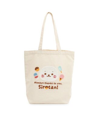 Mother garden しろたん しろたんいつもありがとうトートバッグ 0
