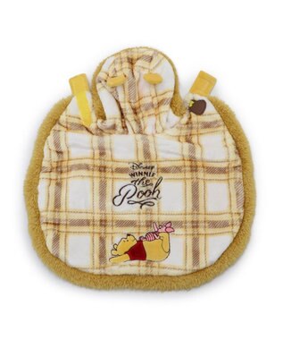 PET PARADISE ディズニー くまのプーさん ポンチョ 《チェック柄》 小型犬 イエロー