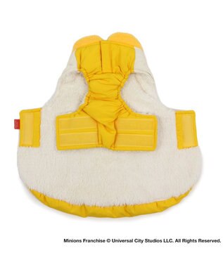 PET PARADISE ミニオン ボブ  遠赤外線 綿入れベスト マフラー付き 小型犬 イエロー