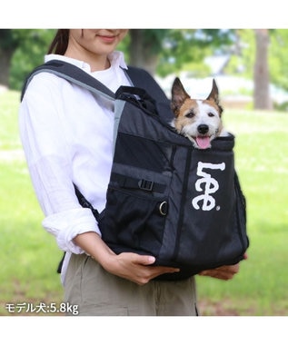 LEE スクエアリュック キャリーバッグ 《ブラック》 小型犬 / PET PARADISE | 【通販】雑貨とペット用品の通販サイト |  マザーガーデン＆ペットパラダイス