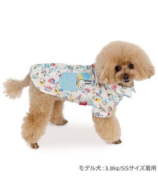 PET PARADISE スヌーピー アロハシャツ 《アイス柄》 小型犬 ホワイト
