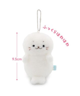 Mother garden しろたん ほわほわ お座り キーホルダー 0