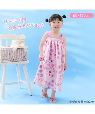 Mother garden マザーガーデン 野いちご 水泳 ラップタオル 60cm 野いちご