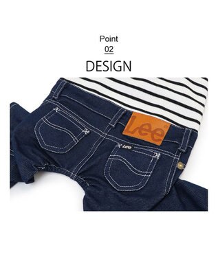 PET PARADISE Lee パンツつなぎ 《鹿子ボーダー》 小型犬 鹿子ボーダー