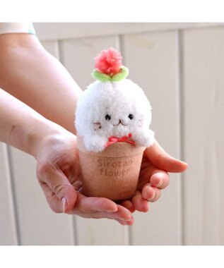 Mother garden しろたん フラワー マスコット8.5cm　《ダリア / ひまわり / ガーベラ 》 単品 ダリア