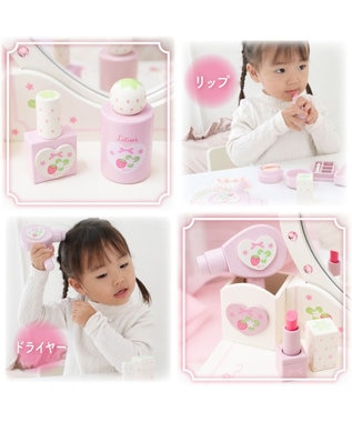 Mother garden スウィートストロベリー ハート ドレッサー ホワイト