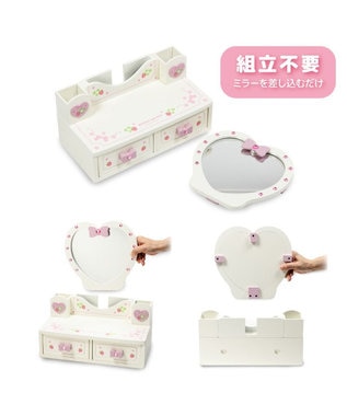 Mother garden スウィートストロベリー ハート ドレッサー ホワイト