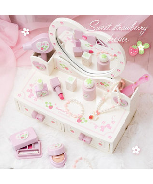 Mother garden スウィートストロベリー ハート ドレッサー ホワイト
