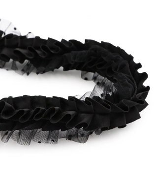 PET PARADISE cherircouture ツイード リボンリード 《ブラック》 ＳＳ～Ｓ ブラック