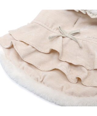 PET PARADISE ペットパラダイス フリルポンチョ 《ホワイト》  超小型犬 小型犬 ホワイト