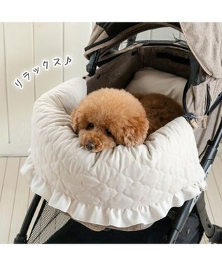 PET PARADISE ペットパラダイス  カート用 クッション ナチュラルキルト ベージュ