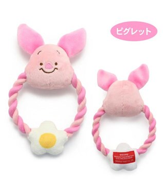 PET PARADISE ディズニー くまのプーさん ロープ おもちゃ 《プーさん/ピグレット/ティガー》 ピグレット