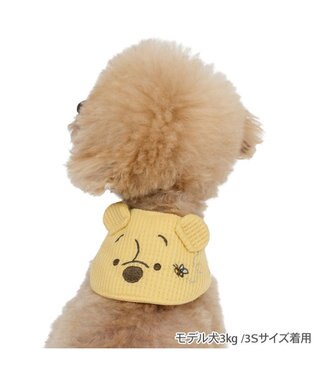 PET PARADISE ディズニー くまのプーさん お顔 クールバンダナ 小型犬 イエロー