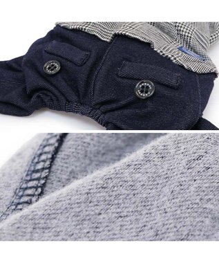 PET PARADISE J.PRESS パンツ つなぎ 《グレンチェック》 小型犬 グレンチェック