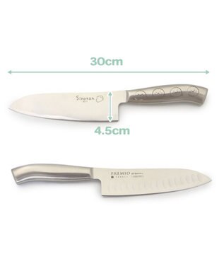 Mother garden しろたん ステンレス 三徳包丁 シルバー