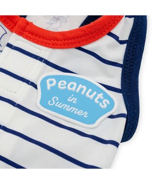 PET PARADISE スヌーピー 背中開き タンクトップ 《マリン柄》 小型犬 ネイビー