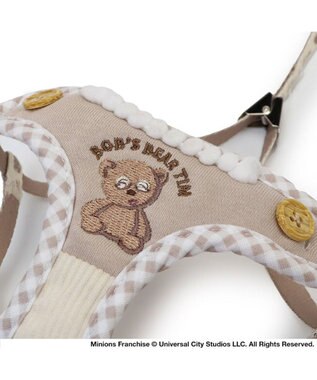 PET PARADISE ミニオン ティム リード付きハーネス  《チェック柄》  Ｓ 小型犬 チェック柄