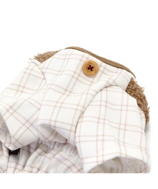 PET PARADISE ペットパラダイス パンツつなぎ くまちゃん 小型犬 茶系