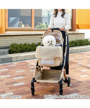 PET PARADISE ペットパラダイス カート用 クッション くすみカラー《ベージュ》 ベージュ