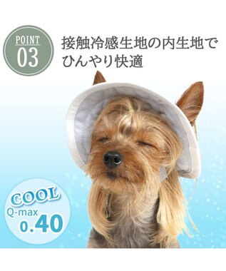 PET PARADISE ペットパラダイス アウトドア クール ハット ４Ｓ～３Ｓ/ＳＳ～Ｓ 小型犬 ホワイト