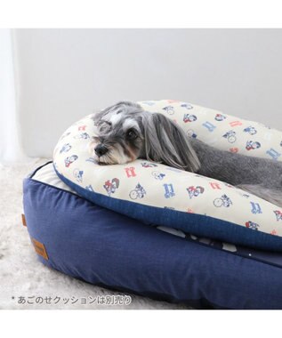 PET PARADISE スヌーピー makokoro 寝そべりベッド -