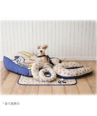 PET PARADISE スヌーピー makokoro 寝そべりベッド -
