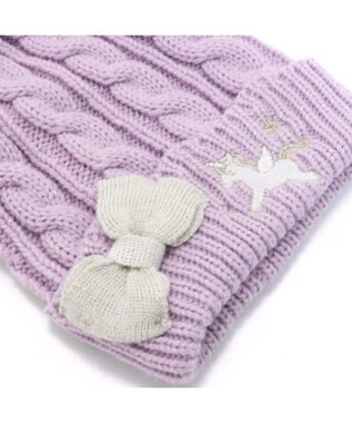 Mother garden マザーガーデン ユニコーン キッズ ニット帽子 《パープル》 パープル