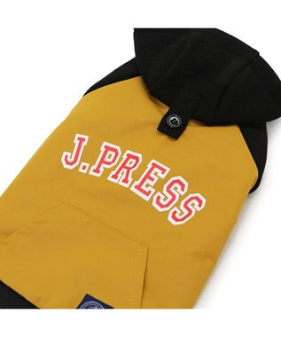 PET PARADISE J.PRESS ウィンドパーカー フード付き《イエロー》 小型犬 黄