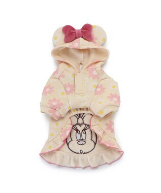 PET PARADISE ディズニー ミニーマウス  お揃いパーカー 花柄 小型犬 ミニーマウス