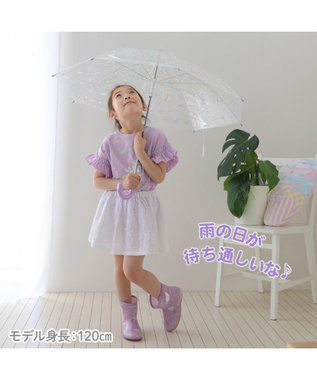 Mother garden マザーガーデン 透明 長傘 子供用 50㎝ 《 ユニコーン / 野いちご 》 ユニコーン
