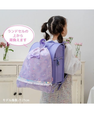 Mother garden マザーガーデン 野いちご お着替え巾着リュック 《レトロストロベリー柄》 レトロストロベリー柄