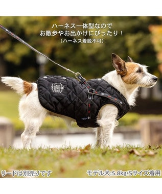 PET PARADISE J.PRESS アウターハーネス 《ブラック》 小型犬 ブラック