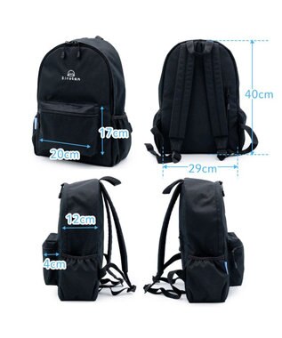 Mother garden しろたん シンプルリュック 黒