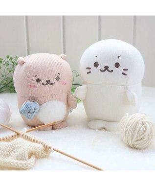 Mother garden しろたん あみぐるみ お座り マスコット しろたん/らっこいぬ 【単品】 しろたん